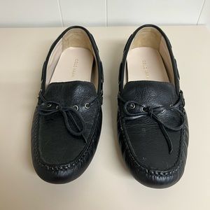 Cole Haan women’s size 8.5 leather drivers loafers black